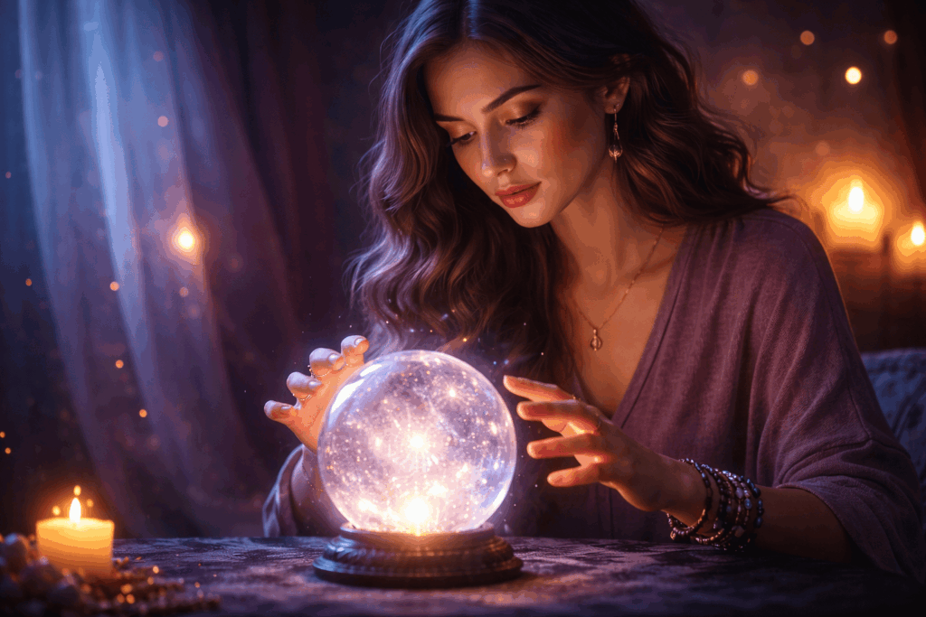 Interroger l’avenir avec la boule de cristal
